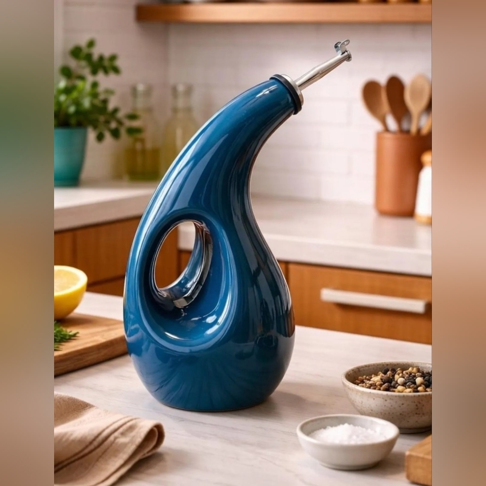 ❣️Rachael Ray Blue Olive Oil Dispenser